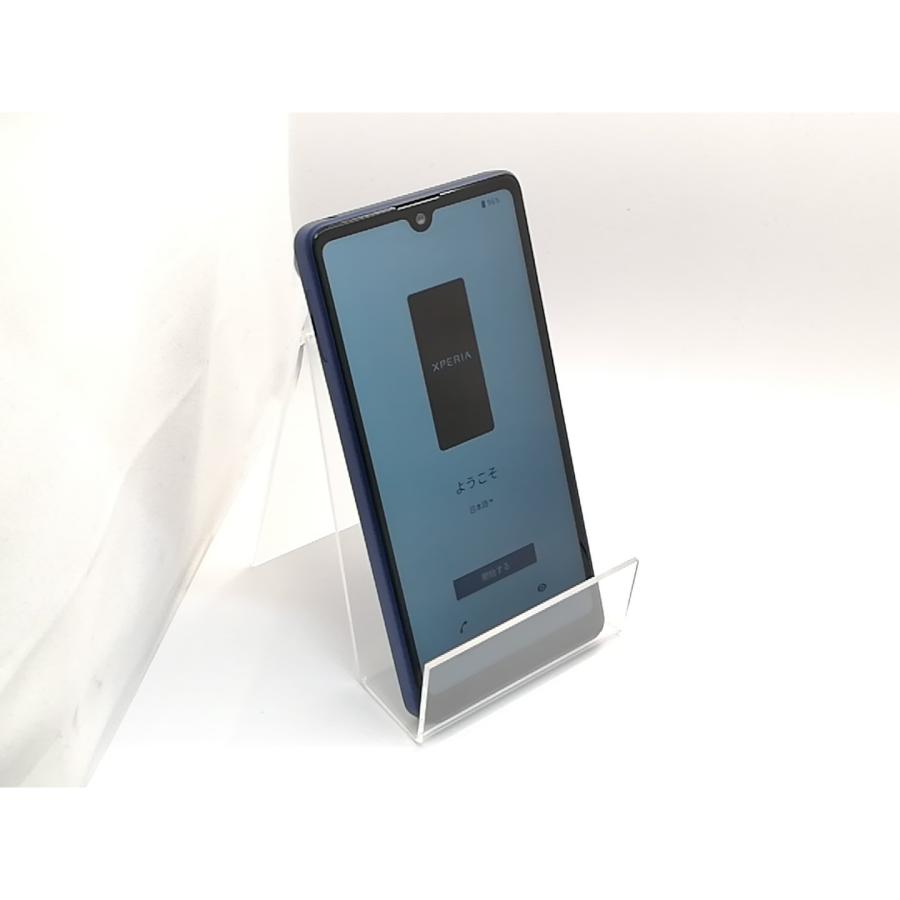 中古】SONY au 【SIMフリー】 Xperia Ace III ブルー 4GB 64GB