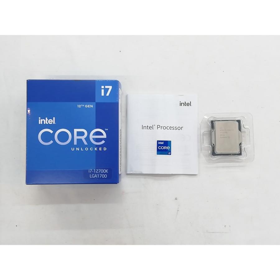 【中古】Intel Core i7-12700K(3.6GHz) Box LGA1700/12C(P:8C/E:4C)/20T/L3 25M/UHD770/PBP125W【秋葉3号】言いはなつ継続期間１週