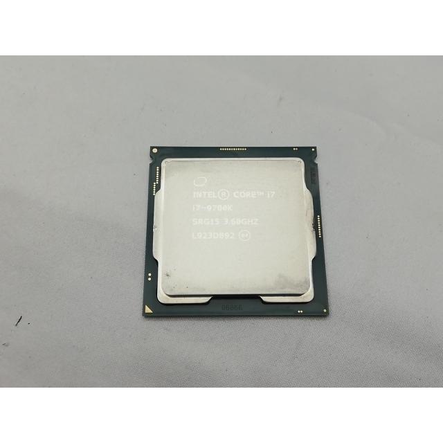 中古】Intel Core i7-9700K (3.6GHz/TB:4.9GHz/SRG15/R0) bulk LGA1151 