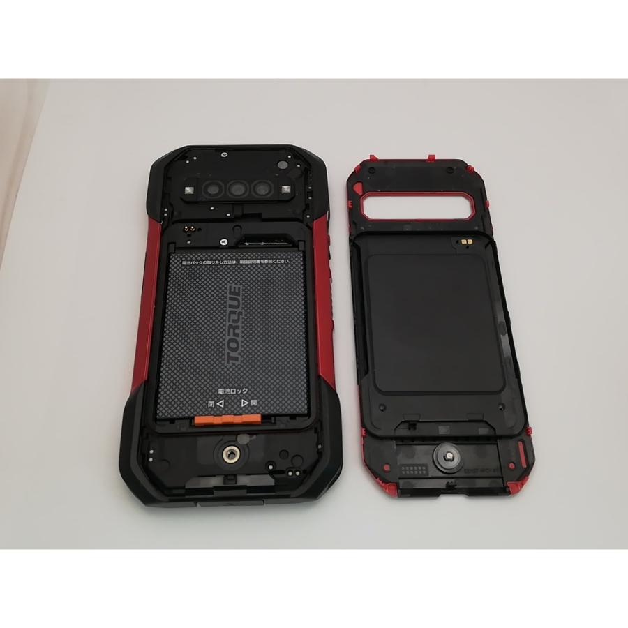 中古】KYOCERA au 【SIMフリー】 TORQUE G06 レッド 6GB 128GB KYG03