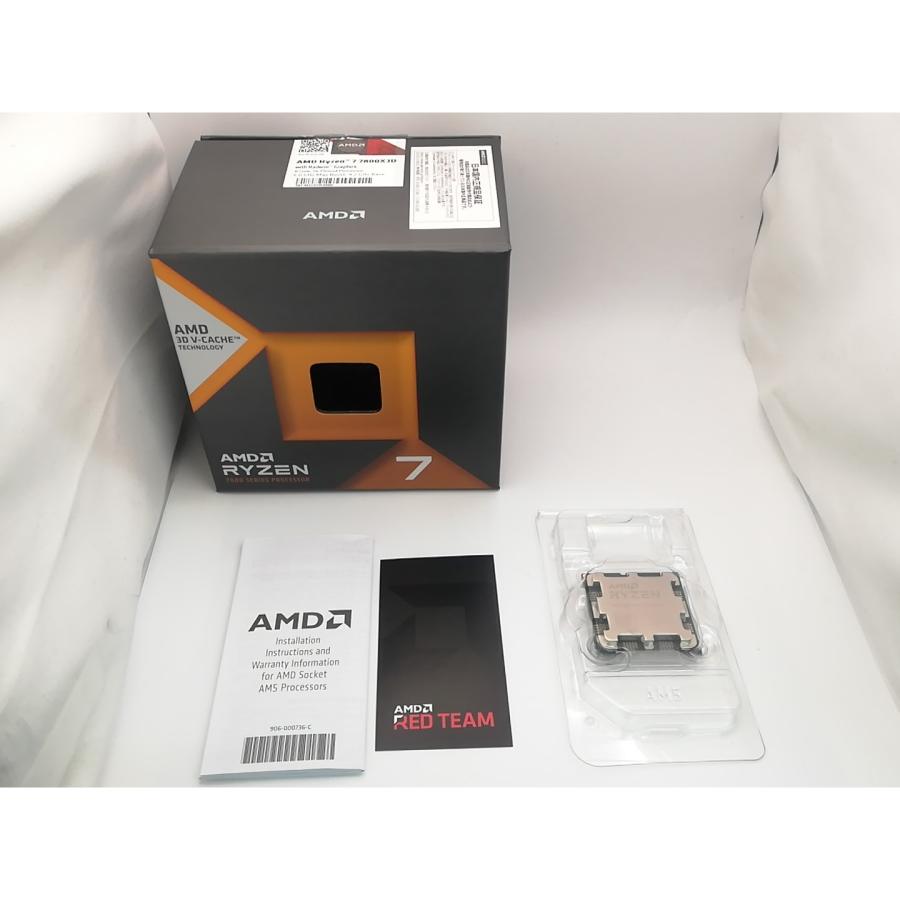 中古】AMD Ryzen 7 7800X3D (4.2GHz/TC:5GHz) BOX AM5/8C/16T/L3 96MB