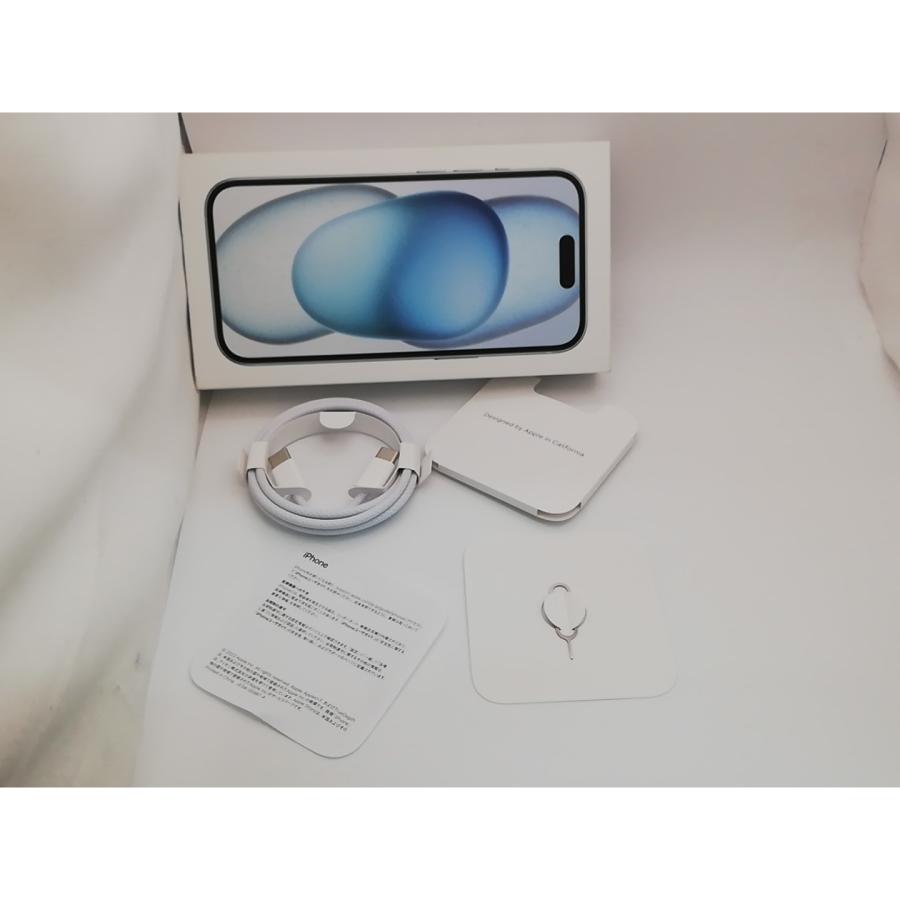 【中古】Apple 国内版 【SIMフリー】 iPhone 15 128GB ブルー MTML3J/A【秋葉3号】保証期間１ヶ月【ランクA】の画像