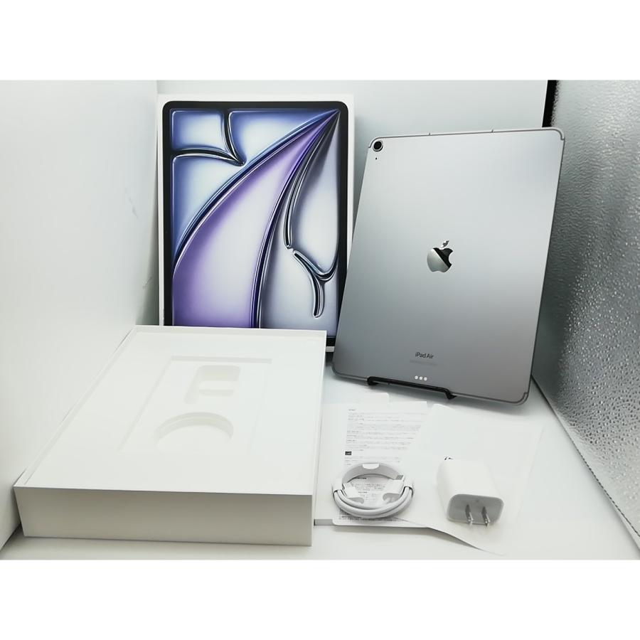 【中古】Apple 国内版 【SIMフリー】 13インチ iPad Air（M2/2024） 128GB スペースグレイ MV6Q3J/A【秋葉本店】保証期間１ヶ月【ランクA】の画像