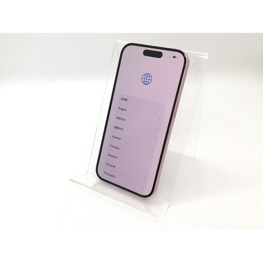 【中古】Apple 国内版 【SIMフリー】 iPhone 15 128GB ピンク MTMJ3J/A【秋葉4号】保証期間１ヶ月【ランクB】の画像