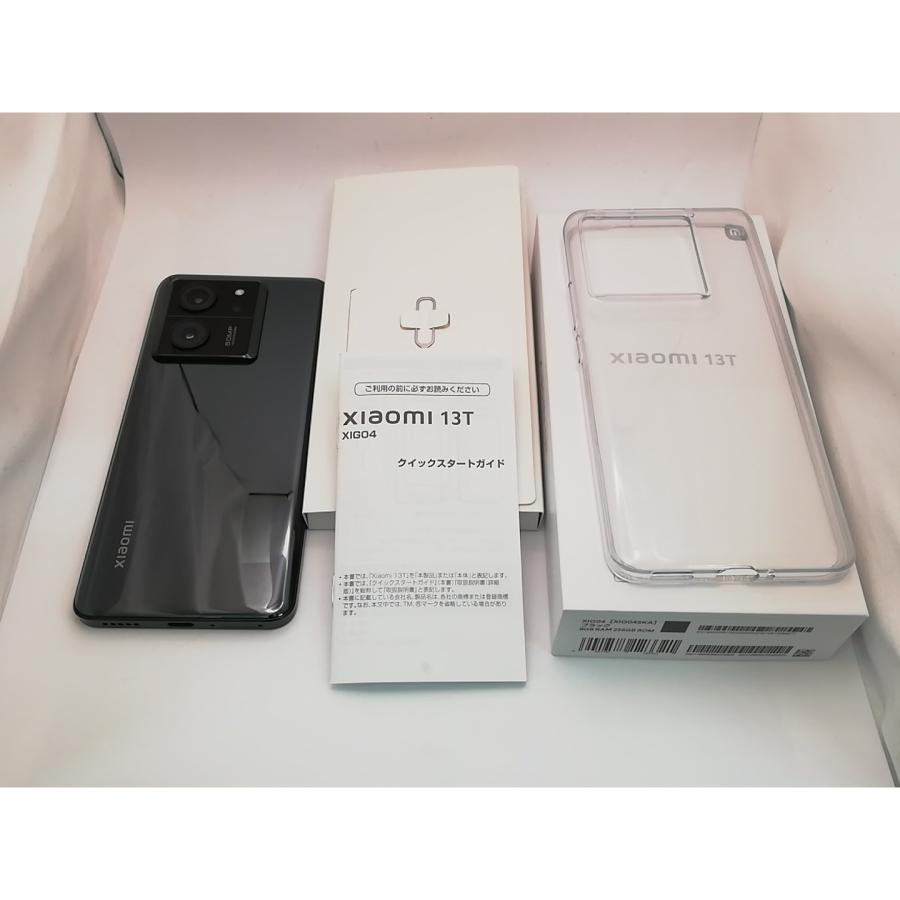 中古】Xiaomi au 【SIMフリー】 Xiaomi 13T 8GB 256GB ブラック XIG04