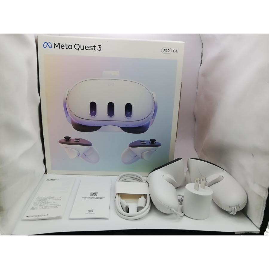 中古】Meta Meta Quest 3 512GB 899-00594-01【秋葉3号】保証期間1