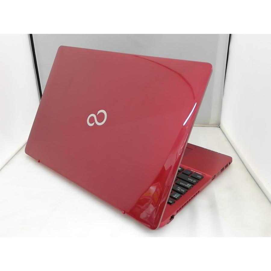 中古】Fujitsu LIFEBOOK AH AH77/B1 FMVA77B1R ガーネットレッド【秋葉