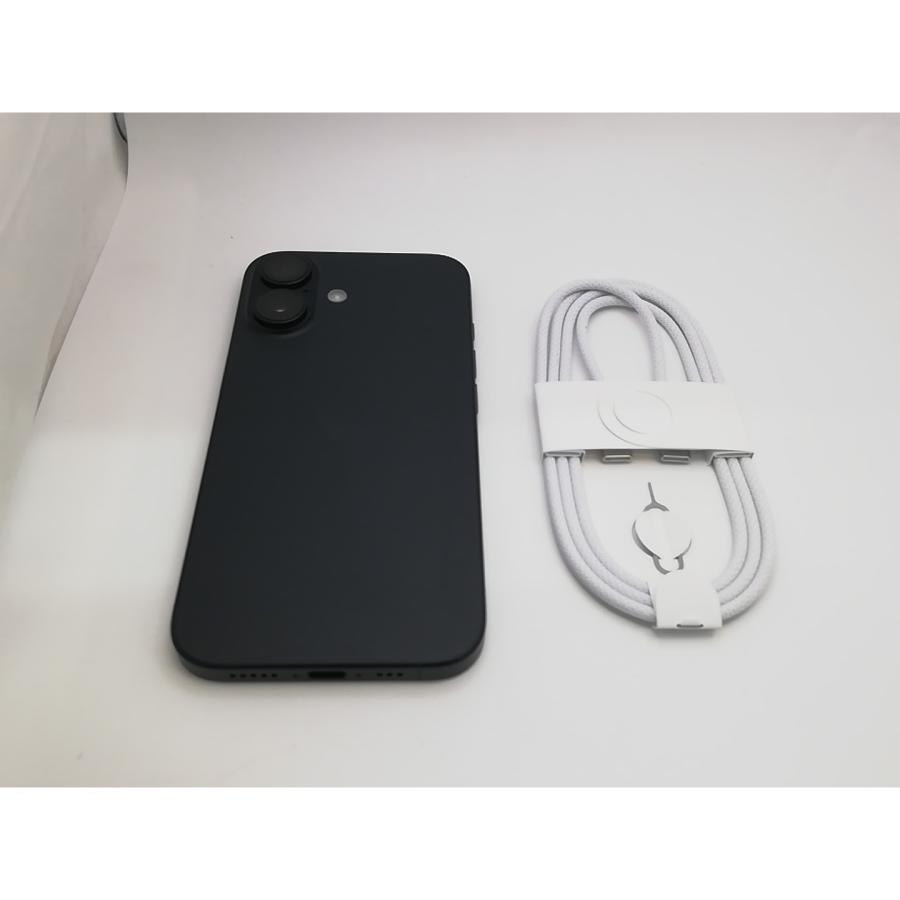 【中古】Apple 国内版 【SIMフリー】 iPhone 16 128GB ブラック MYDQ3J/A【秋葉3号】保証期間１ヶ月【ランクA】の画像
