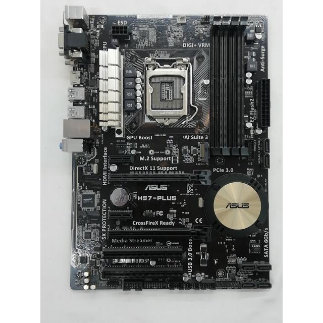 中古】ASUS H97-PLUS H97/LGA1150/M.2/ATX【秋葉3号】保証期間1週間