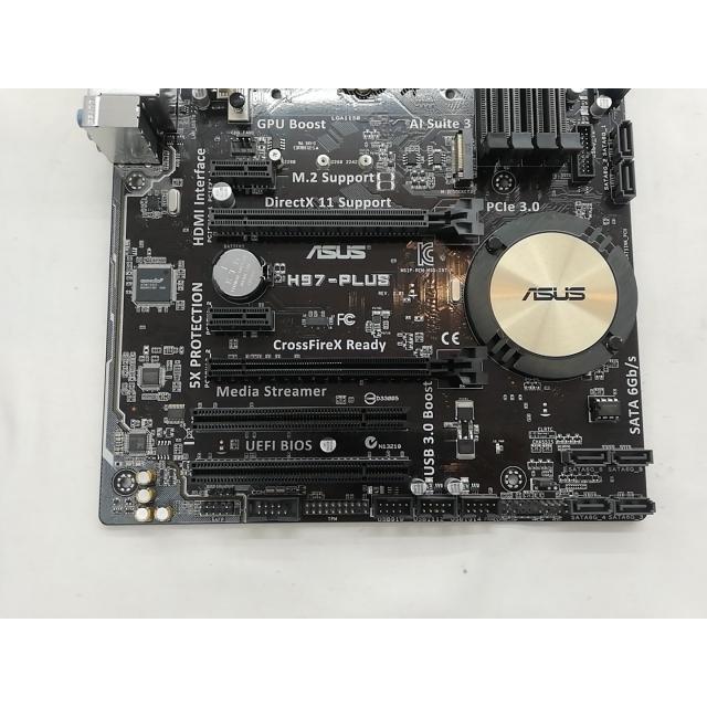 中古】ASUS H97-PLUS H97/LGA1150/M.2/ATX【秋葉3号】保証期間1週間