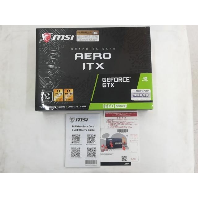 中古】MSI GeForce GTX 1660 SUPER AERO ITX S1 [PCIExp 6GB