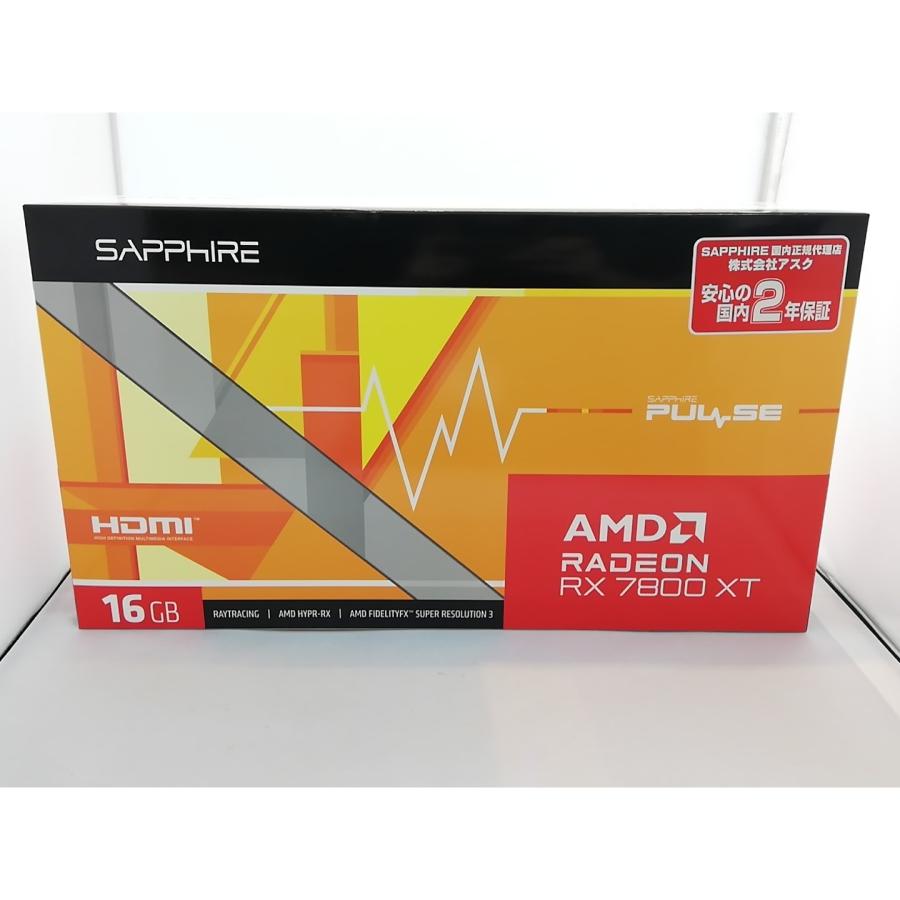 中古】SAPPHIRE PULSE Radeon RX 7800 XT GAMING 16GB GDDR6 RX7800XT