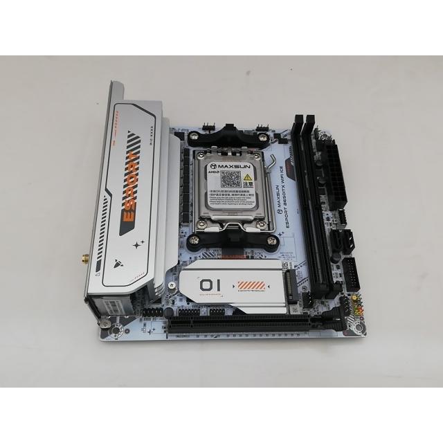 中古】MAXSUN MS-eSPORT B650ITX WiFi ICE B650/AM5/Mini-ITX【秋葉3号