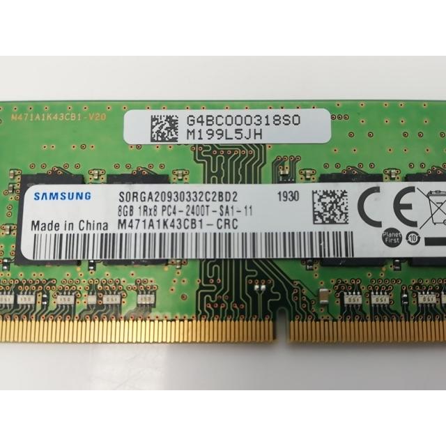 中古】260PIN 8GB DDR4-2400(PC4-19200) SODIMM 【ノートPC用】【秋葉3