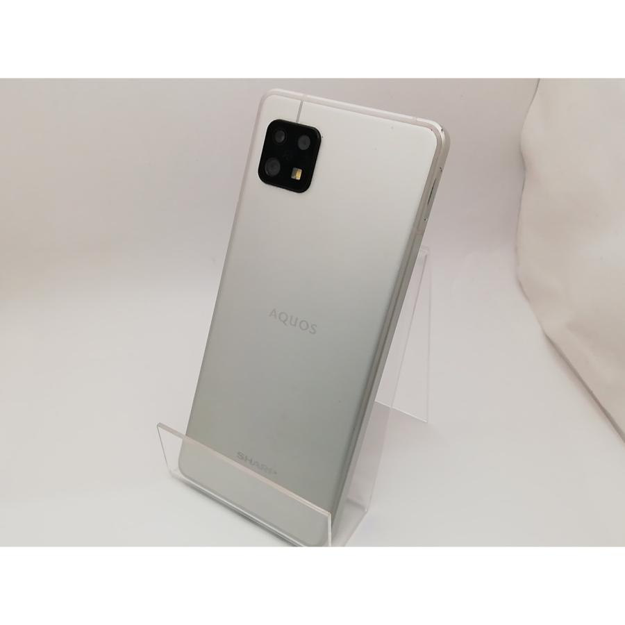 中古】SHARP OCN 【SIMフリー】 AQUOS Sense6 シルバー 4GB 64GB SH
