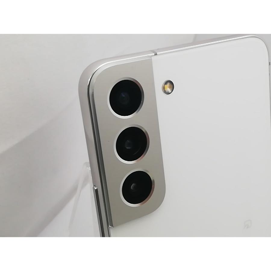 中古】SAMSUNG au 【SIMフリー】 Galaxy S22 ファントムホワイト 8GB