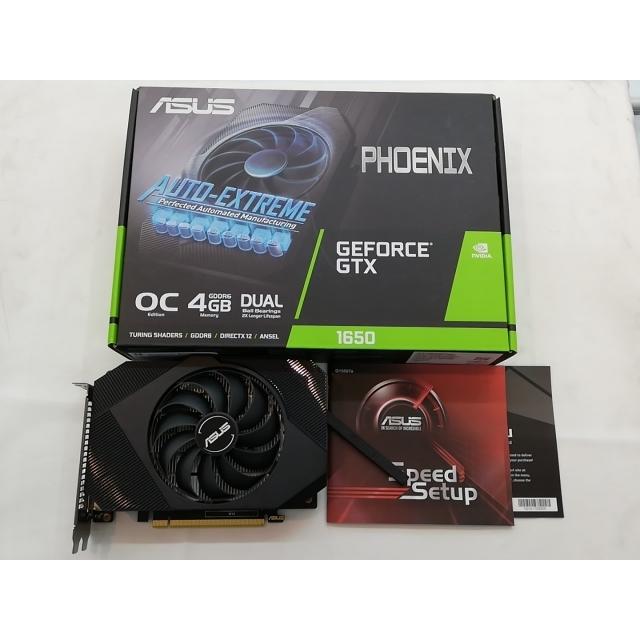 中古】ASUS PH-GTX1650-O4GD6-P GTX1650/4GB(GDDR6)/PCI-E【秋葉3号