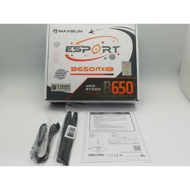 中古】MAXSUN MS-eSport B650ITX WIFI ICE B650/AM5/Mini-ITX【秋葉3号