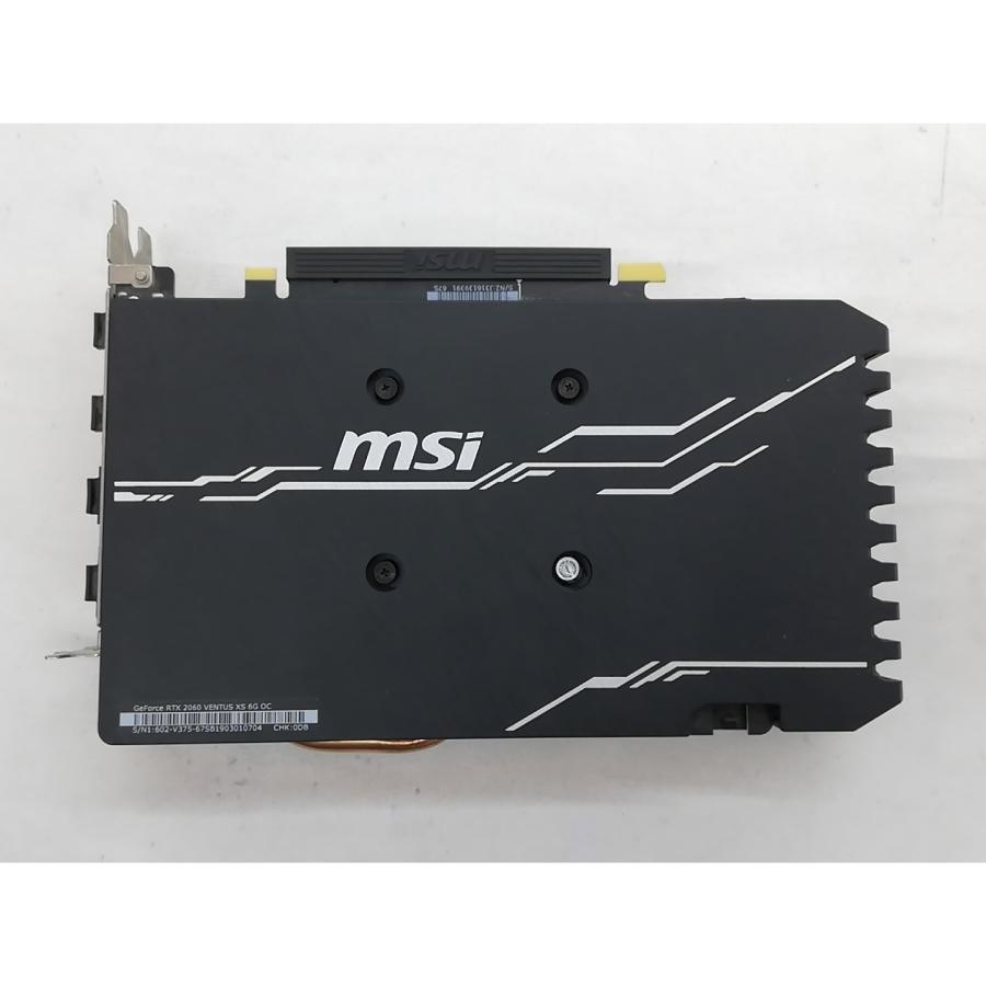 中古】MSI GeForce RTX 2060 VENTUS XS 6G OC RTX2060/6GB(GDDR6)/PCI