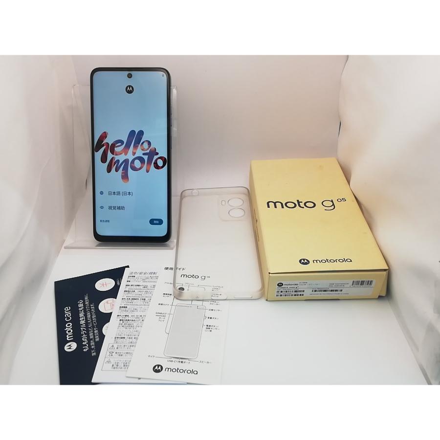 中古】MOTOROLA 国内版 【SIMフリー】 moto g05 ミスティブルー 8GB