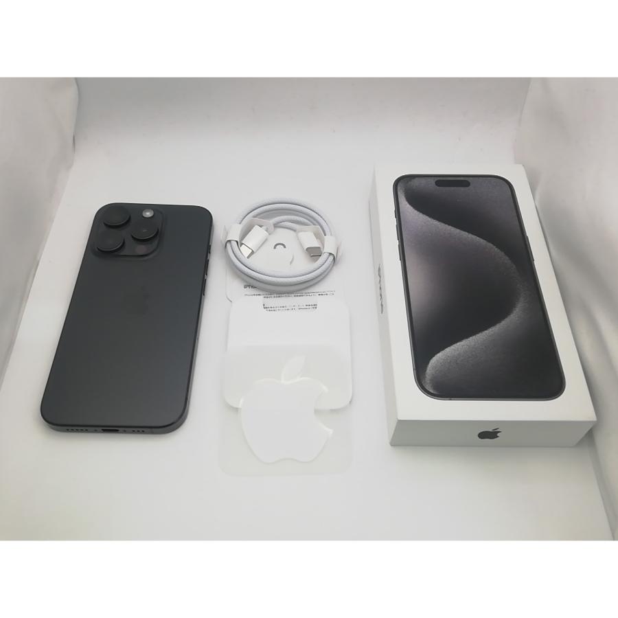 中古】Apple 国内版 【SIMフリー】 iPhone 15 Pro 128GB ブラック
