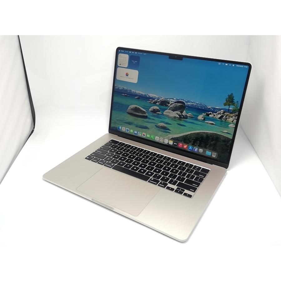 ほぼ未使用❗️MacBook Air 2023 M2 15インチ スターライト 中古】Apple MacBook Air 15インチ CTO (M2,2023) スターライト M2(CPU