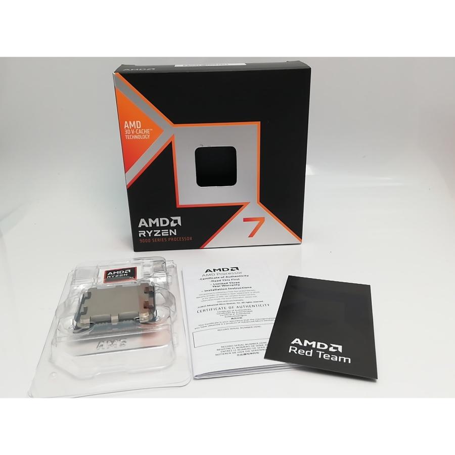 中古】AMD Ryzen 7 9800X3D (4.7GHz/TC:5.2GHz) BOX AM5/8C/16T/L3