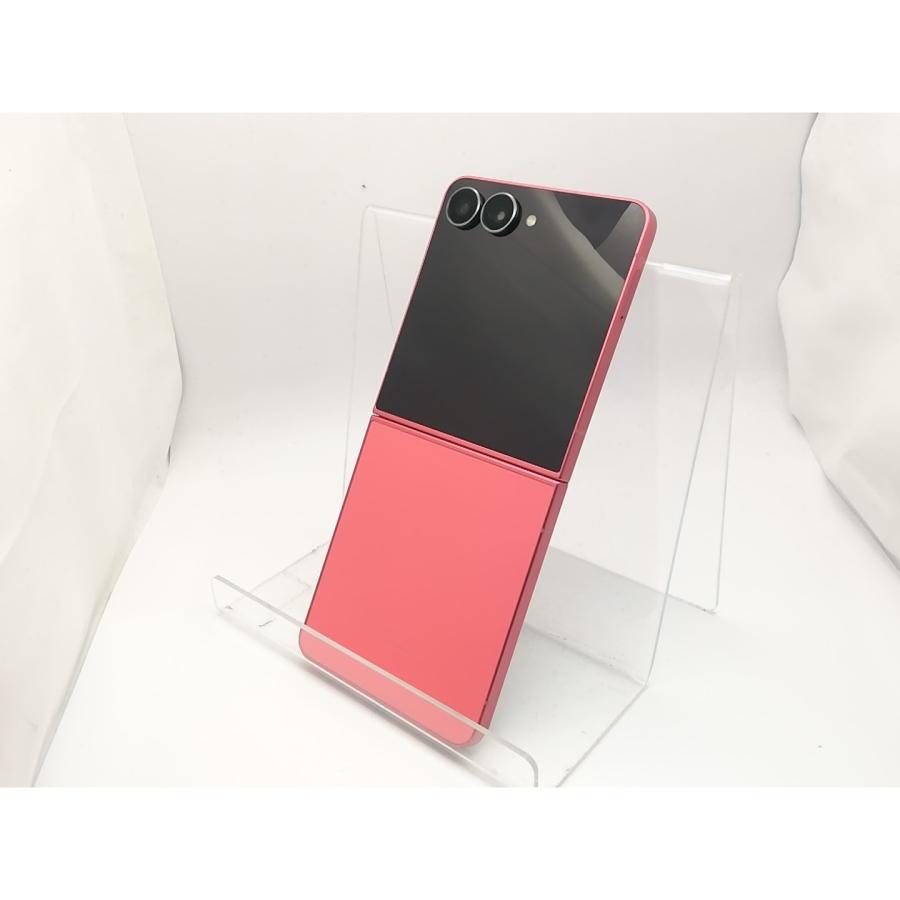 中古】SAMSUNG au 【SIMフリー】 Galaxy Z Flip7 コーラルレッド 12GB