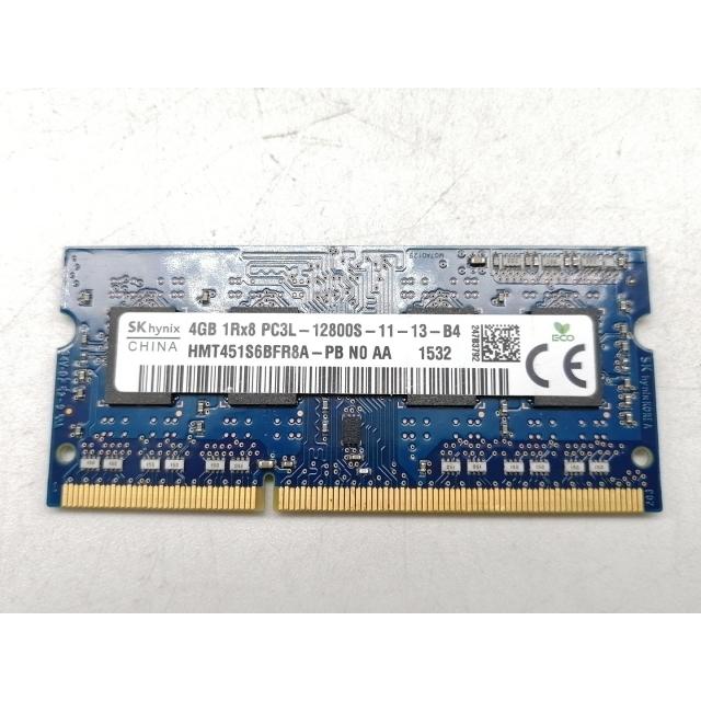 中古】204PIN 4GB DDR3L-1600 SODIMM(低電圧対応)【ノートPC用