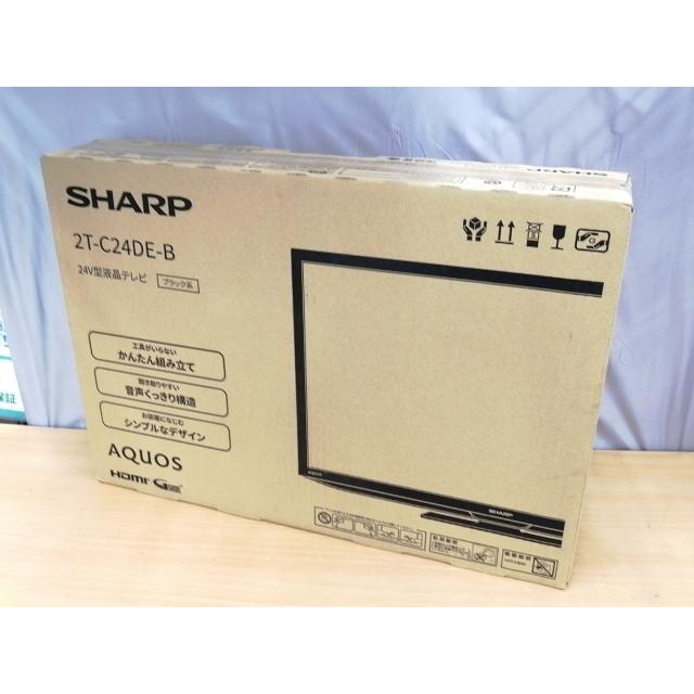 未使用】SHARP AQUOS 2T-C24DE-B [24インチ]【秋葉2号】保証期間3ヶ月 