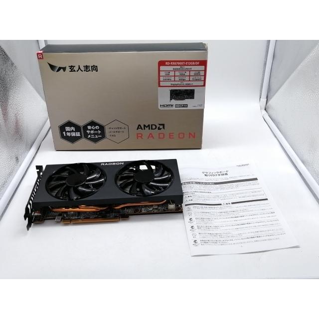 中古】玄人志向 RD-RX6700XT-E12GB/DF RX6700XT/12GB(GDDR6)/PCI-E 