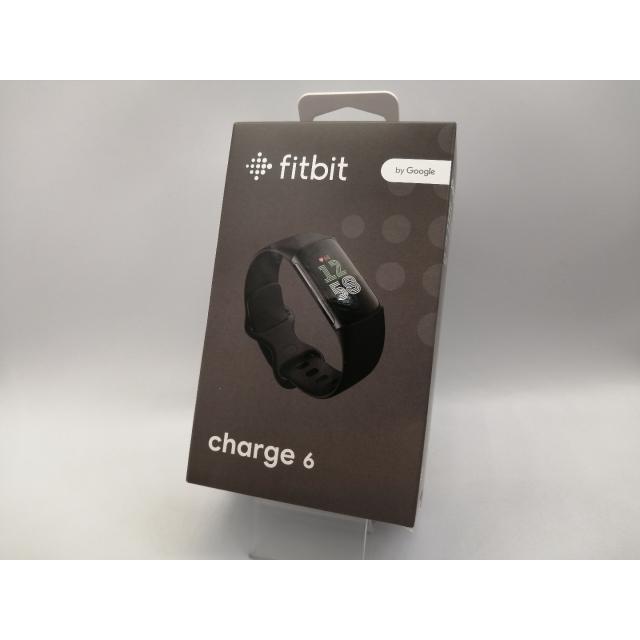 未使用】Fitbit Fitbit Charge 6 Obsidianバンド/Blackアルミニウム 