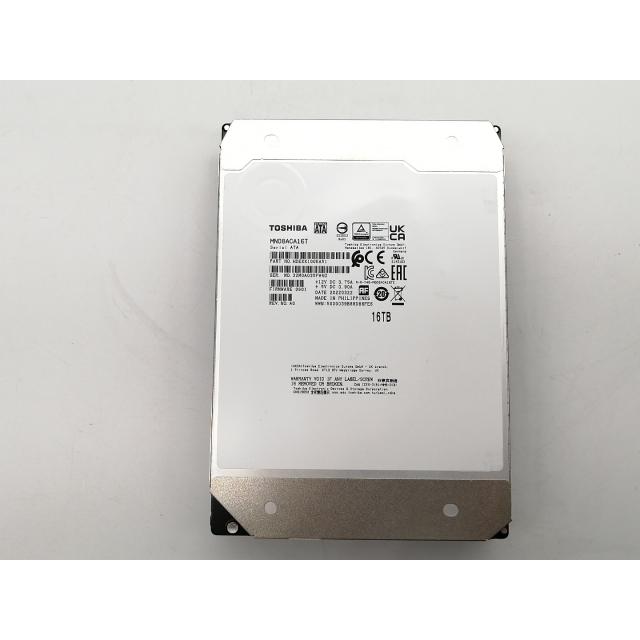東芝　16TB HDD MN08ACA16T 未使用品 中古】TOSHIBA MN08ACA16T 16TB/7200rpm/512MB/6Gbps【川崎】保証期間