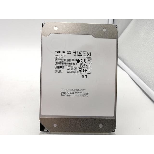 中古】TOSHIBA MN08ACA16T 16TB/7200rpm/512MB/6Gbps【川崎】保証期間