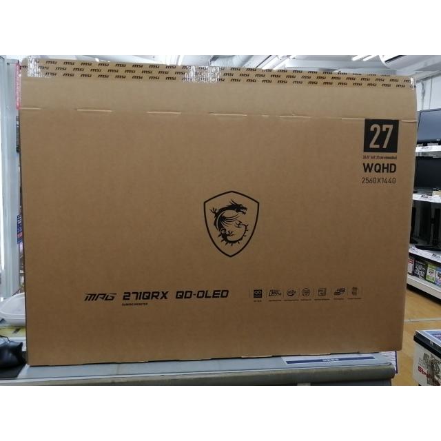 中古】MPG 271QRX QD-OLED [26.5インチ/2560x1440/OLED/半光沢/USB-C