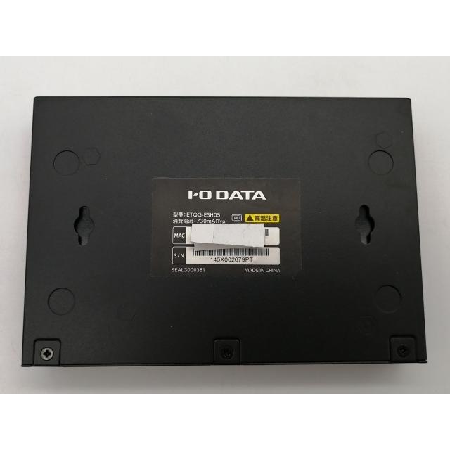 中古】I-O DATA ETQG-ESH05 2.5Gbps対応 5ポートスイッチングハブ