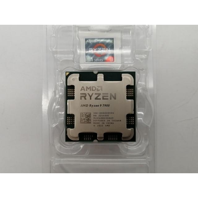 中古】AMD Ryzen 9 7900 (3.7GHz/TC:5.4GHz) BOX AM5/12C/24T/L3