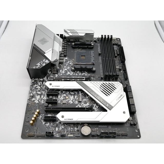 ASRock　SteeleLegend　 Ｘ５７０ AMD用　中古購入後　未使用 中古】ASRock X570 Steel Legend X570/AM4/ATX【秋葉2号】保証期間1