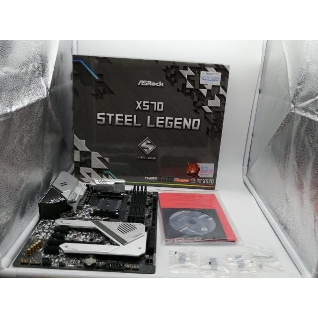 中古】ASRock X570 Steel Legend X570/AM4/ATX【秋葉2号】保証期間1