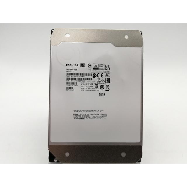 東芝　16TB HDD MN08ACA16T 未使用品 中古】TOSHIBA MN08ACA16T 16TB/7200rpm/512MB/6Gbps【秋葉2号】保証