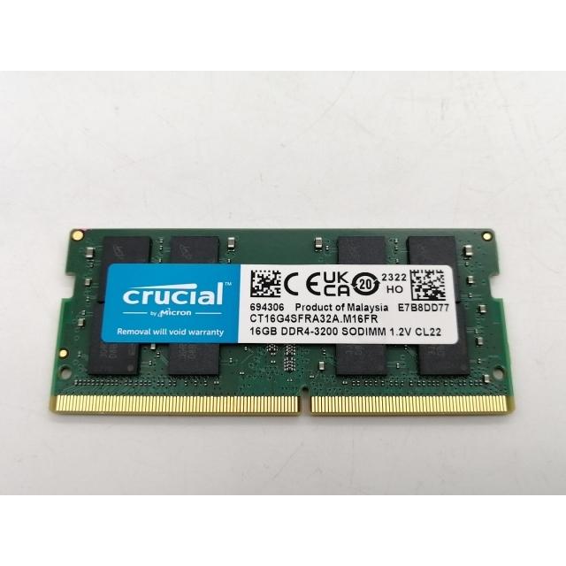 中古】260PIN 16GB DDR4-3200(PC4-25600) SODIMM 【ノートPC用】【秋葉