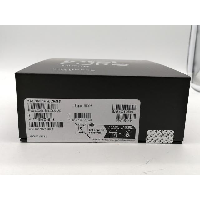 未使用】Intel Core Ultra 9 285K(3.7GHz) Box LGA1851/24C(P:8C/E:16C 