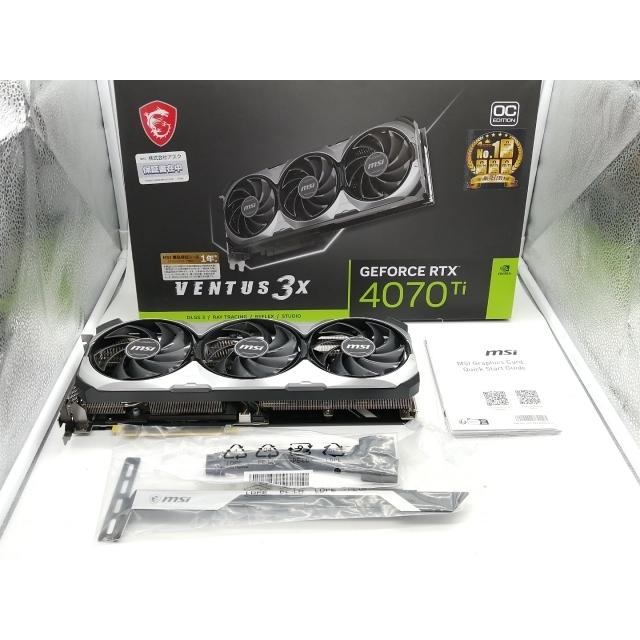 中古】MSI GeForce RTX 4070 Ti VENTUS 3X 12G OC RTX4070Ti/12GB 