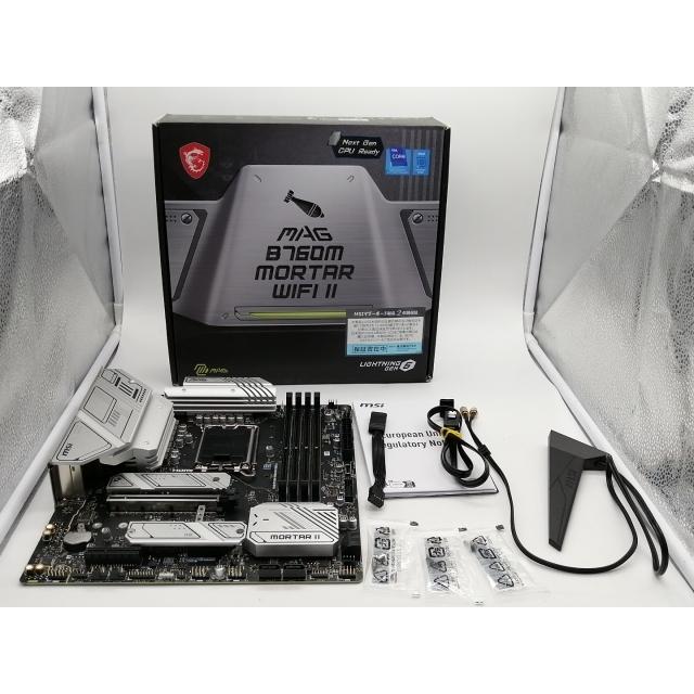 中古】MSI MAG B760M MORTAR WIFI II B760(DDR5)/LGA1700/MicroATX