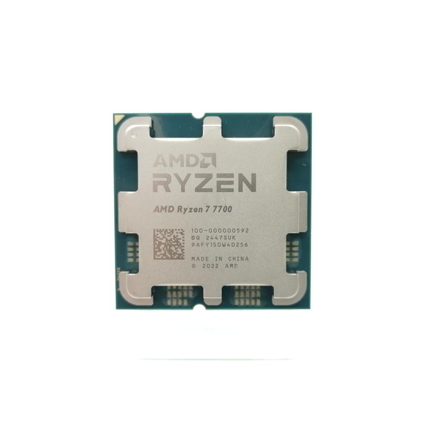 【中古】AMD Ryzen 7 7700 CPU New) AMD Ryzen 7 7700 Processor R7 7700 CPU 8-Core 3.8 GHz AM5