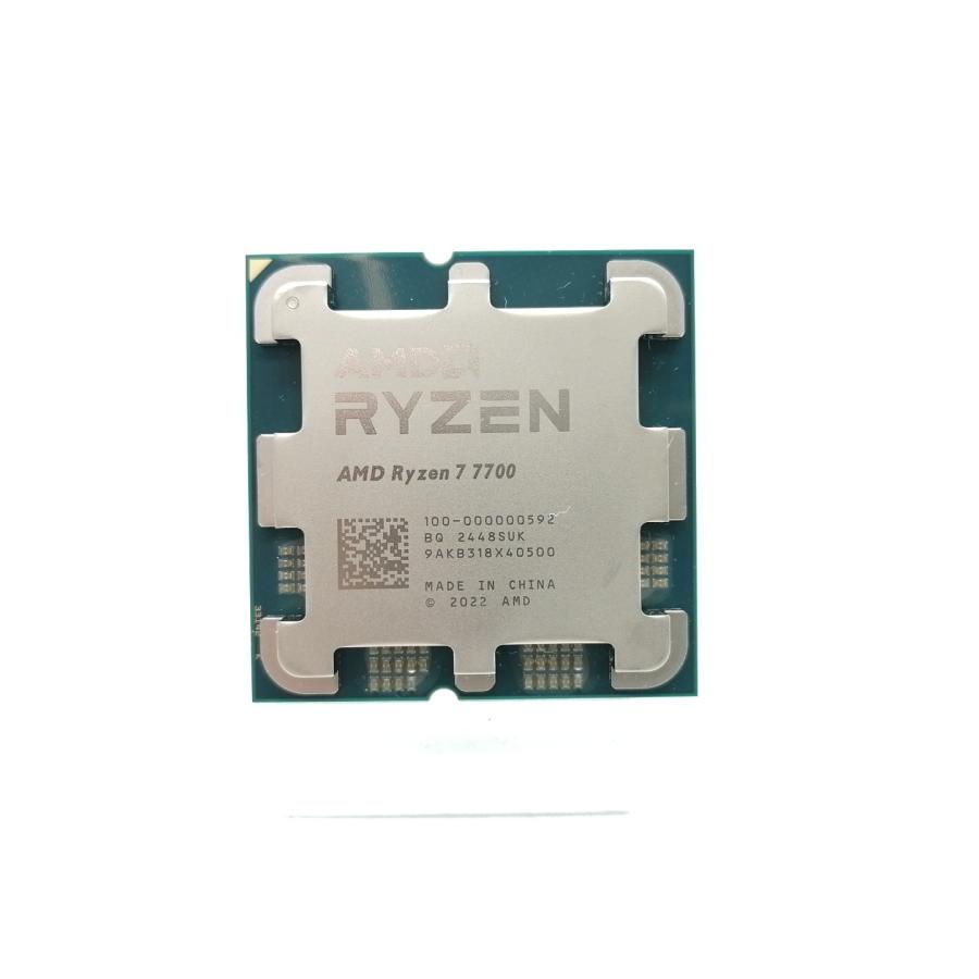 中古】AMD Ryzen 7 7700 (3.8GHz/TC:5.3GHz) bulk AM5/8C/16T/L3 32MB