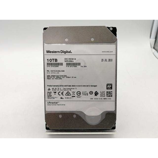 HGST HUH721010ALE600 10TB HDD 動作確認済み 中古】HGST HUH721010ALE600(P/N:0F27604) Ultrastar He10 Standard