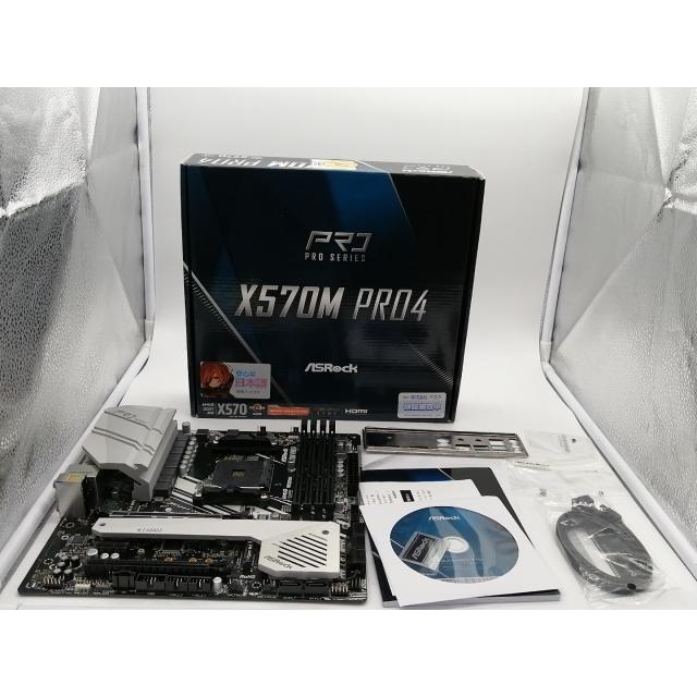 中古】ASRock X570M Pro4 X570/AM4/MicroATX【秋葉2号】保証期間