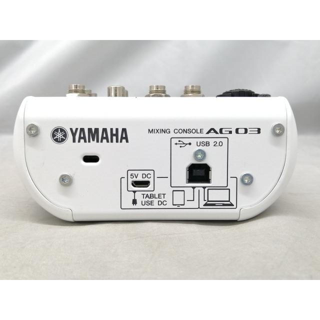 中古】YAMAHA AG03 ウェブキャスティングミキサー【秋葉2号】保証期間