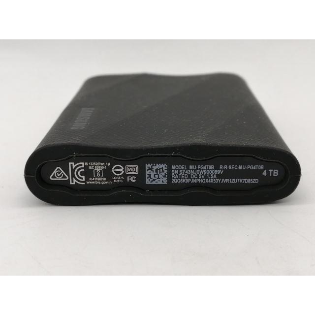 中古】SAMSUNG T9 MU-PG4T0B-IT [ブラック] 【ポータブルSSD】【4TB